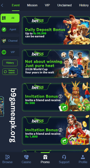 Bet 55 Game